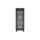 Szafa instalacyjna rack stojąca 19 cali 32U 600x600 drzwi perforowane LCD czarna (Flat pack)