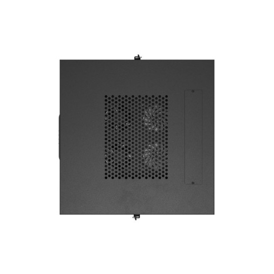 Szafa instalacyjna rack stojąca 19 cali 32U 600x600 drzwi perforowane LCD czarna (Flat pack)