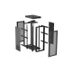 Szafa instalacyjna rack stojąca 19 cali 32U 600x600 drzwi perforowane LCD czarna (Flat pack)