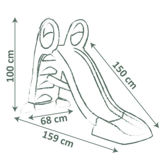 Zjeżdżalnia KS (ślizg 150 cm) 