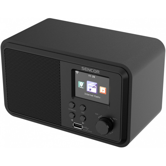 Radio Internetowe Moc 4W, WiFi,FM,DAB+,USB,Wys LCD 