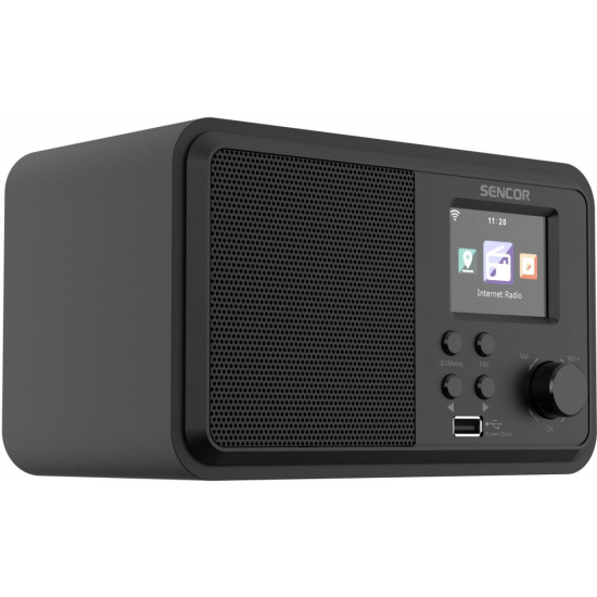 Radio Internetowe Moc 4W, WiFi,FM,DAB+,USB,Wys LCD 