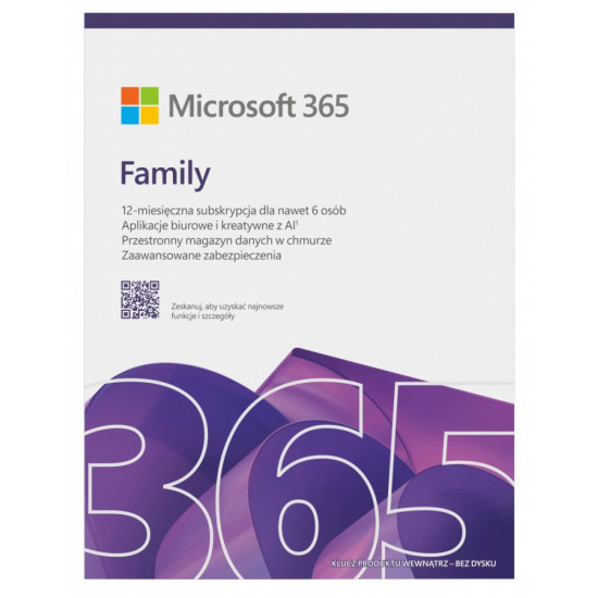 M365 Family PL 1Y 6U Win/Mac EP2-32382 