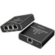Rozdzielacz Splitter Ethernet mini SWITCH 1x3 RJ45 | 1000Mb/s | USB-C | Aluminium 