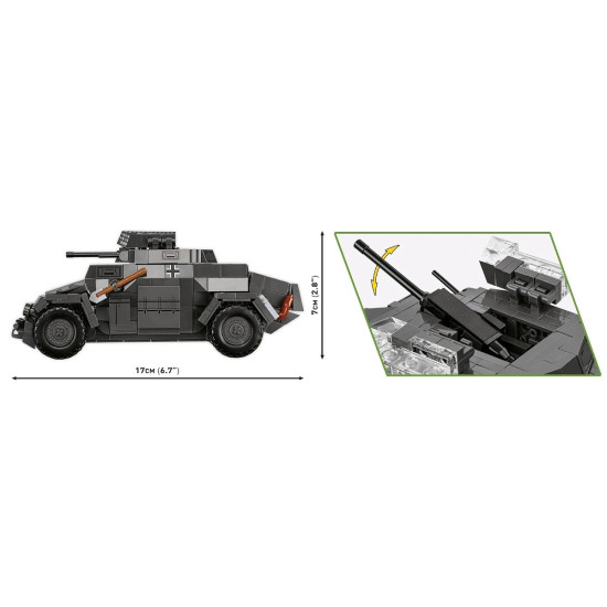 Klocki Sd.Kfz 222 502 klocki