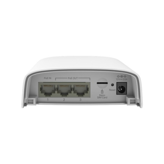 ER703WP-4G-Outdoor Zewnętrzna/wewnętrzna brama sieciowa Omada 4G+ Cat6, Wi-Fi 6 AX3000 