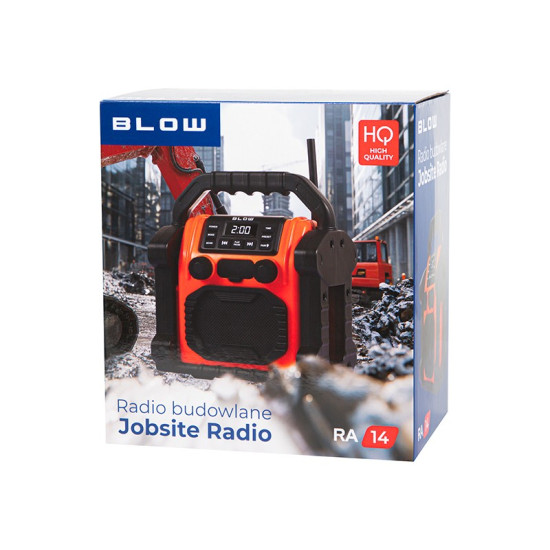 Radio przenośne RA14 AM/FM budowlane