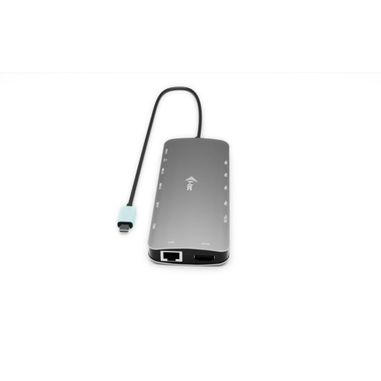 Stacja dokująca USB-C Metal Nano 3x Display Dock 2x HDMI 1x USB-C video Power Delivery 140W