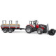 Pojazd Traktor Massey Ferguson z przyczepą