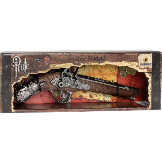 Pistolet pirata metalowy Gonher