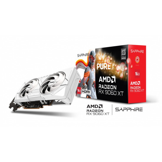 Karta graficzna Radeon RX 9060 XT PURE 16GB GDDR6 128bit DP/2HDMI