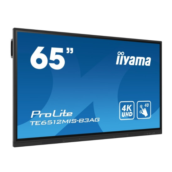 Monitor 65 cali TE6512MIS-B4AG 40pkt,IPS,4K,24/7,7H, ANDROID 14, RK3576, 8/128GB, EDLA, Essential 