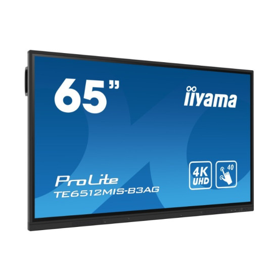 Monitor 65 cali TE6512MIS-B4AG 40pkt,IPS,4K,24/7,7H, ANDROID 14, RK3576, 8/128GB, EDLA, Essential 