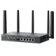 Brama sieciowa gigabitowa ER706WP-4G Omada 4G+ Cat6 AX3000 VPN 4-Port PoE+ 1× Gigabit SFP WAN/LAN, 1× Gigabit RJ45 WAN, 4× Gigabit WAN/LAN ER706WP-4G 