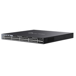 Przełącznik Omada 48-Port Gb Stackable Lite L3 Managed with 4 PORT: 24× Gigabit RJ45 Ports, 4× 10G SFP+ Slots, RJ45/USB Type C Console Port