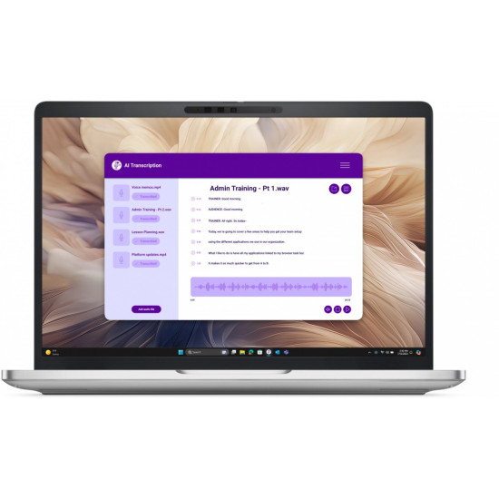 Laptop Dell Pro 13 Plus PB13250 W11P Ultra 5 236V/16GB/512GB CL25/13.3 FHD+Touch/Arc/FgrPr&SmtCd/FHD/IRCam/Mic/WLAN only+BT/BcklKb/3C/vPro/3YPS Silver
