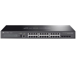 Przełącznik zarządzalny Omada 24-PortGb Stackable Lite L3 with 4 PORT: 24× Gigabit RJ45 Ports, 4× 10G SFP+ Slots, RJ45/USB Type C Console Port