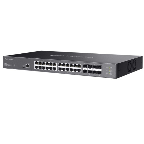 Przełącznik zarządzalny Omada 24-Port 10GBASE-T L2+ with 8 10GE SFP+ Slots
