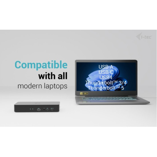Stacja dokująca Universal Intelligent Dual Display Docking Station Power Delivery 100W 