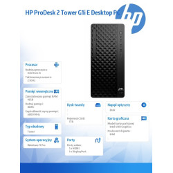 Komputer ProDesk 2 Tower G1i E i5-14400 1TB/16GBW11P B6ZD2ET