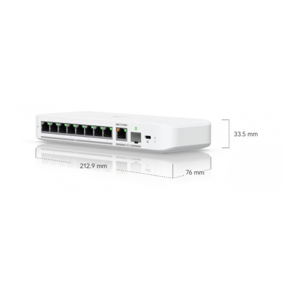 Przełącznik zarządzalny UniFi Switch Flex USW-Flex-2.5G-8 
