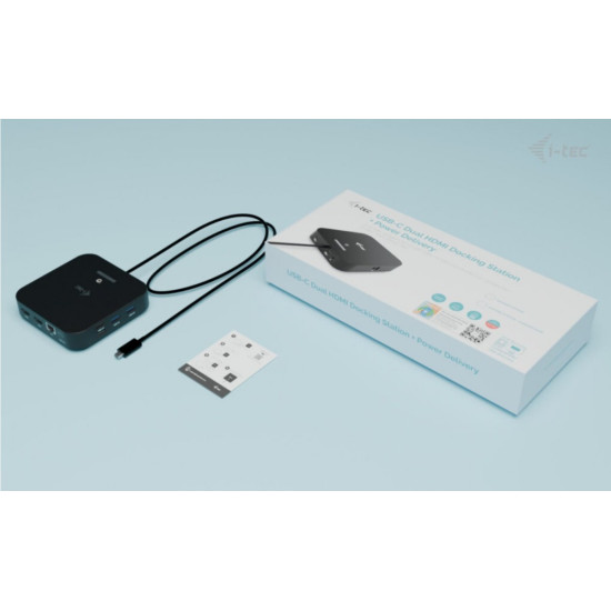 Stacja dokująca USB-C Dual HDMI Power Delivery 100W 