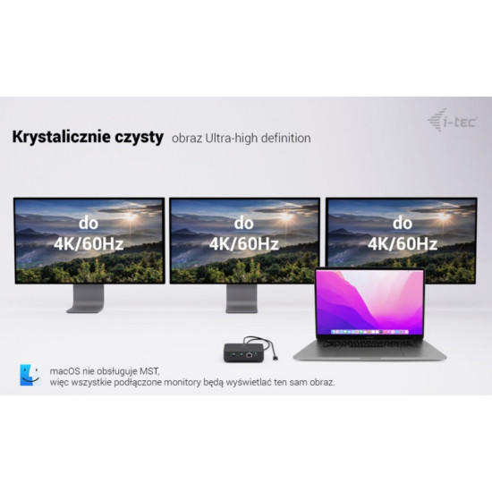 Stacja dokująca USB-C DP Dual HDMI Power Delivery 100W + Uniwersalna Ładowarka 100W 