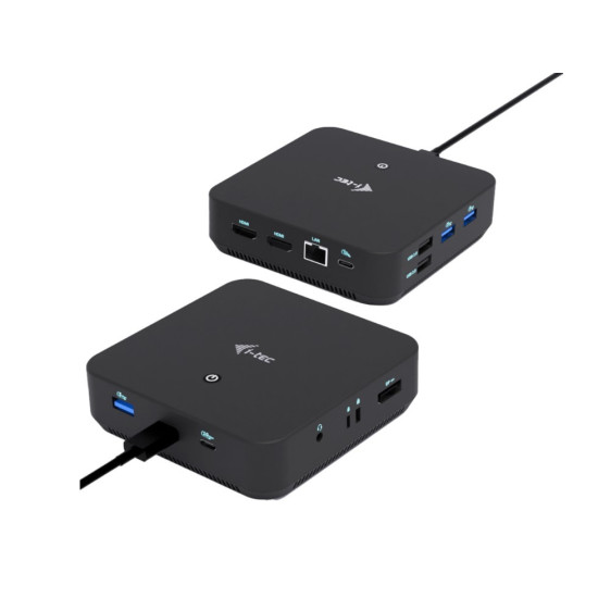 Stacja dokująca USB-C DP Dual HDMI Power Delivery 100W + Uniwersalna Ładowarka 100W 