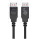 Kabel Displayport 2m czarny M/M v 2.1 