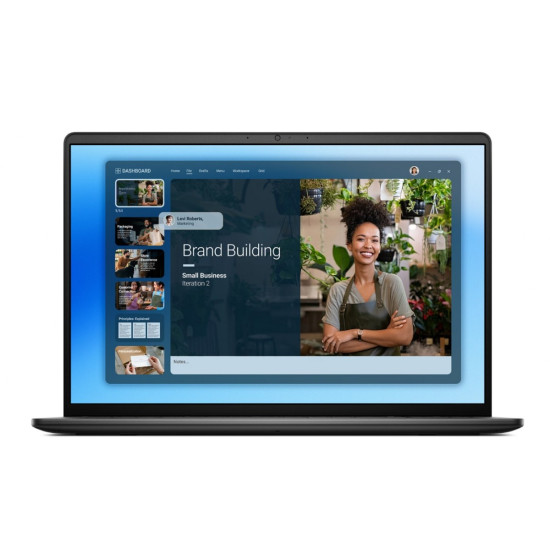 Laptop Dell 16 DC16250 W11P C7-150U/16GB/1TB/16.0 FHD+/Int/FgrPr/WLAN + BT/Backlit Kb/3 Cell/3YPS Carbon Black