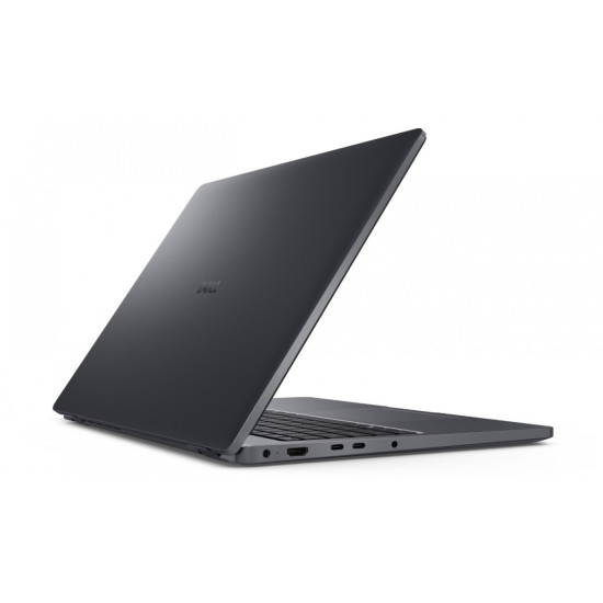 Laptop Dell Pro 16 PC16250 W11P C3 100U/8GB/512GB CL25/16.0 FHD+/Int/FgrPr/Cam&Mic/WLAN+BT/BcklKb/3C/3YPS Magnetite color, textured finish
