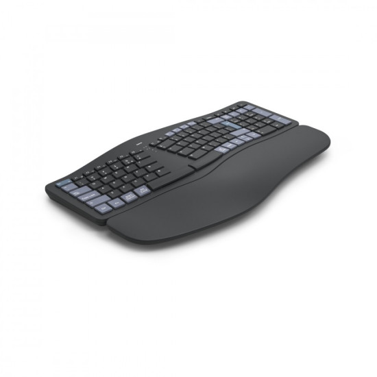 Klawiatura ergonomiczna WK900 czarna 