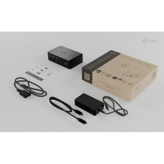 Stacja dokującaThunderbolt5 Quattro Display Docking Station 5x USB 2.5 GLan Power Delivery 140W 