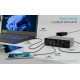 Stacja dokującaThunderbolt5 Quattro Display Docking Station 5x USB 2.5 GLan Power Delivery 140W 