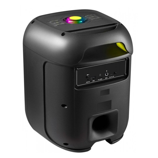 Głośnik bluetooth BOOMER 65W czarny podświetlenie LED