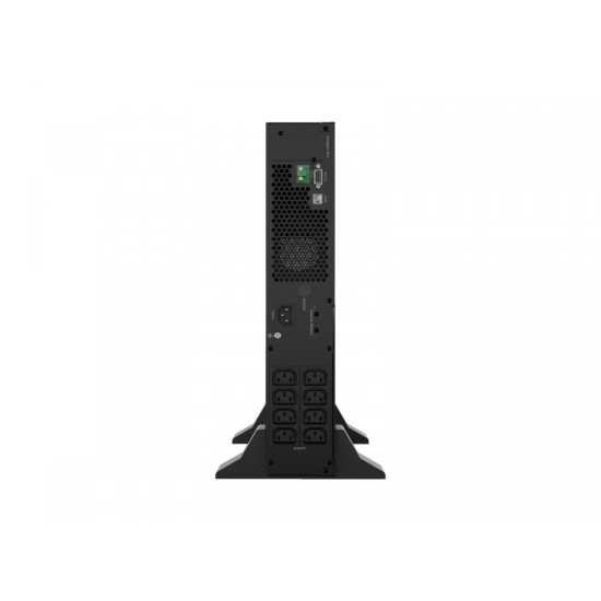 Zasilacz awaryjny UPS On-Line rack 1000VA 8xIEC C13 USB-B LCD metalowa obudowa DUST-FREE 