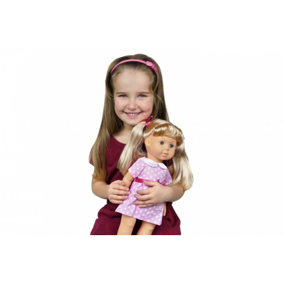 Lalka Natalia chodząca ze smartfonem 41cm