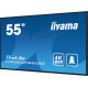 Monitor wielkoformatowy 55 cali LH5560UHS-B1AG matowy 24h/7 500(cd/m2) VA 3840 x 2160 UHD(4K) Android.11 Wifi CMS(iiSignage2), Uchwyt ścienny