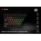 Klawiatura mechaniczna STYX Outemu Red, Hot Swap, RGB