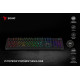 Klawiatura mechaniczna STYX Outemu Red, Hot Swap, RGB
