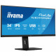 Monitor ProLite 34 cale XUB3493WQSU-B6 IPS,UWQHD,DP,2xHDMI,HAS,21:9,400cd, 120Hz,1000:1,1ms, USB HUBx4, 2x5W,
