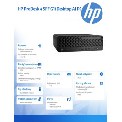 Komputer ProDesk 4 SSF G1i U7-265 1TB/16GB/W11P 9H7U7ET