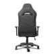 Fotel gamingowy GXT 723 Ruya materiałowy szary
