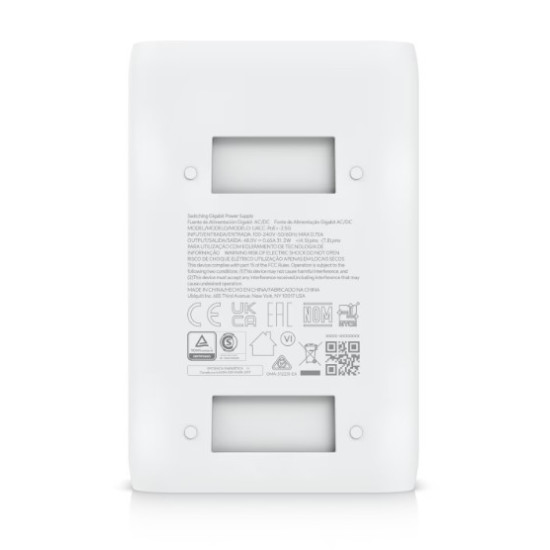 Adapter UACC-PoE+-2.5G Gigabit Ethernet 48 V