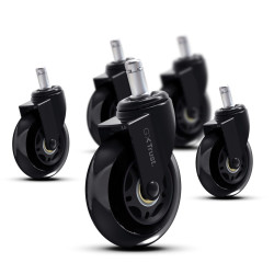 Zestaw kółek żelowych do fotela 