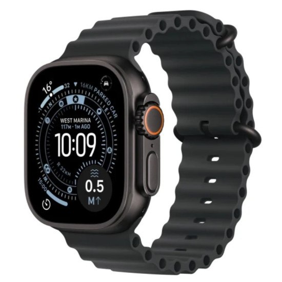 Watch Ultra 3 GPS + Cellular, koperta 49 mm z tytanu w kolorze czarnym, pasek Ocean w kolorze czarnym