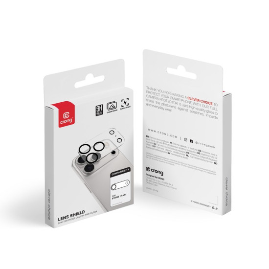 Lens Shield - Szkło na aparat i obiektyw iPhone 17 Air
