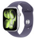 Watch Series 11 GPS+Cellular koperta 46 mm z aluminium w kolorze srebrnym, pasek sportowy w kolorze mlecznego fioletu - rozmiar S/M