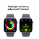Watch Series 11 GPS+Cellular koperta 46 mm z aluminium w kolorze srebrnym, pasek sportowy w kolorze mlecznego fioletu - rozmiar S/M