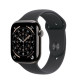 Watch Series 11 GPS + Cellular, koperta 46 mm z tytanu w kolorze łupku, pasek sportowy w kolorze czarnym - rozmiar S/M